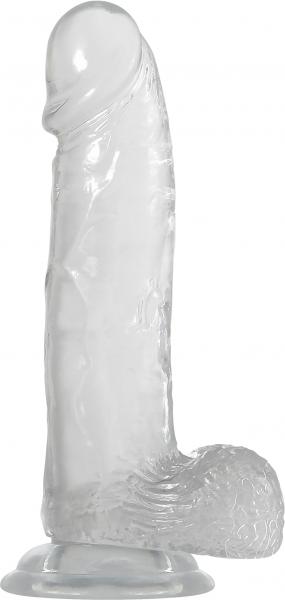 A&E Crystal Clear 8in Dildo