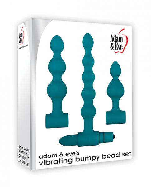 A&E Vibrating Bumpy Bead Set Teal