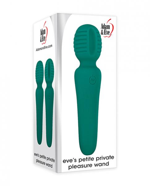 A&e Eve's Petite Private Pleasure Wand Silicon Rechargeable Green