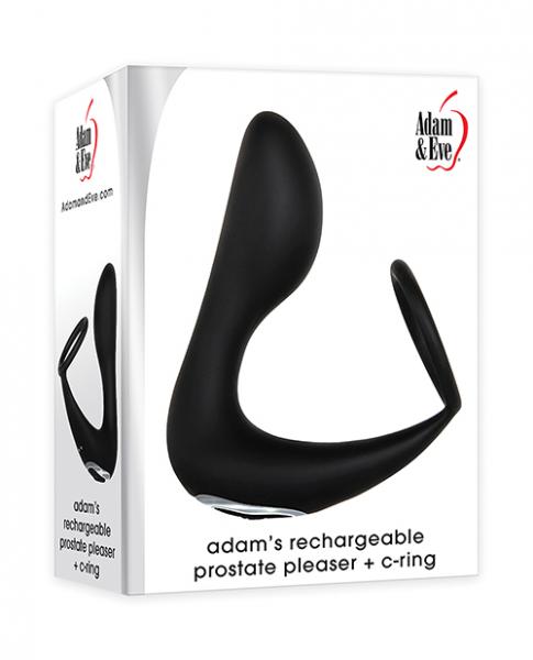 A&e Adam's Rechargeable Prostate Pleaser + C-ring