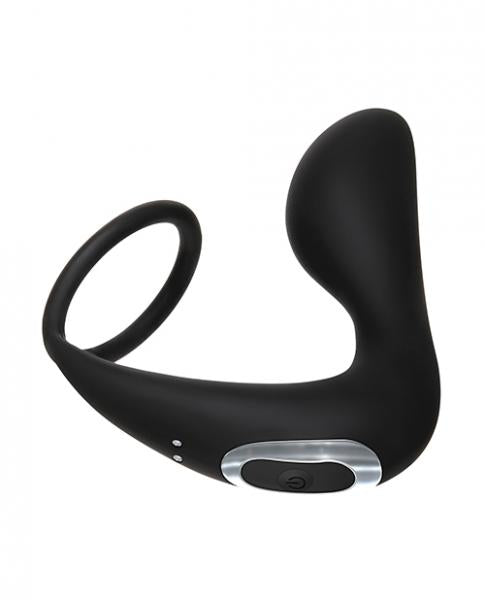 A&e Adam's Rechargeable Prostate Pleaser + C-ring
