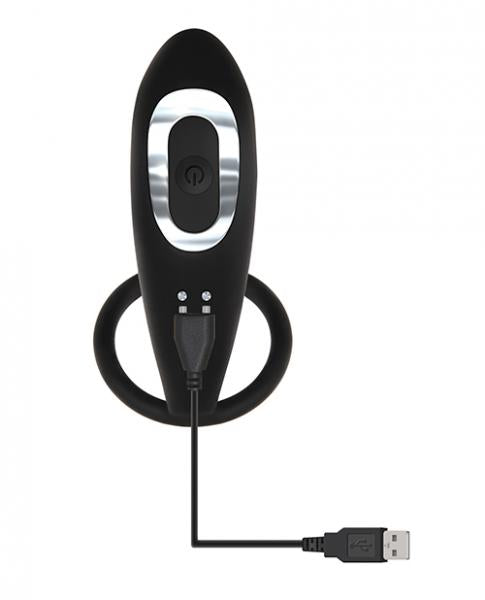A&e Adam's Rechargeable Prostate Pleaser + C-ring