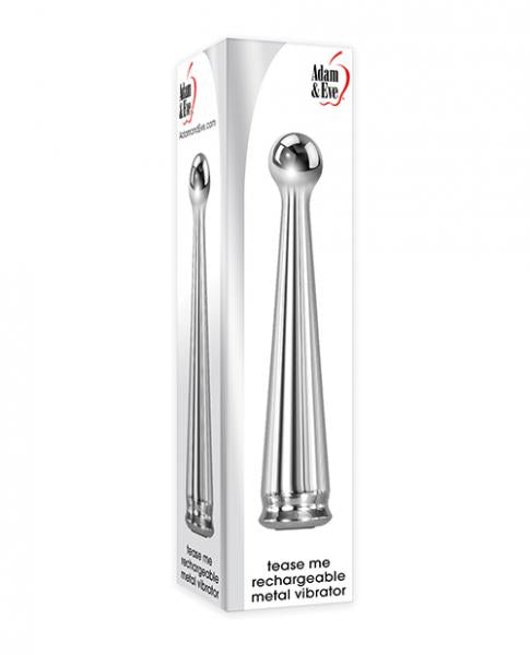 A&E Tease Me Rechargeable Metal Vibrator