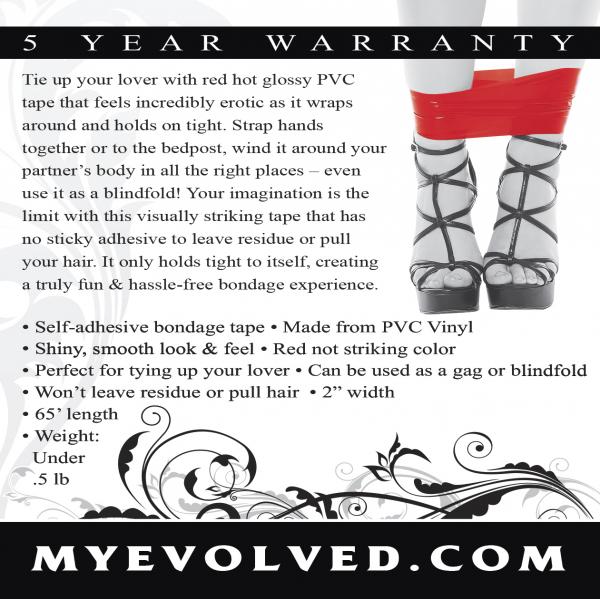 Evolved Bondage Tape 65 Ft. Red