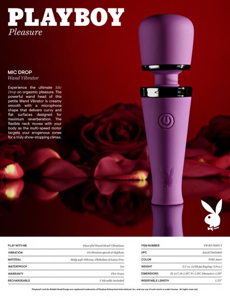 Playboy Mic Drop Wild Aster