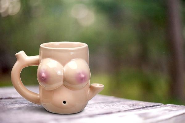 Fashioncraft Novelty Mug - Boobs Ivory