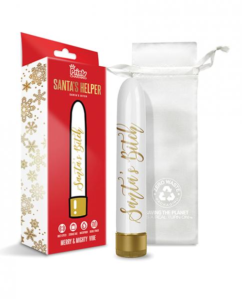 Santa's Helper Santa's Bitch Merry & Mighty Vibe With Storage Bag