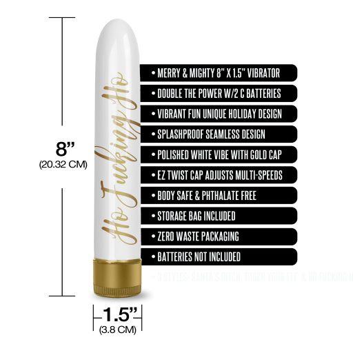 Santa's Helper Ho Fucking Ho Merry & Mighty Vibe With Storage Bag