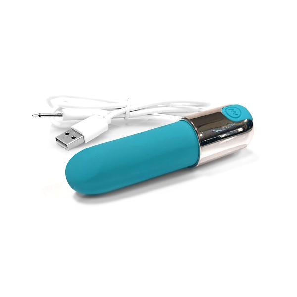 Nixie Smooch Rechargeable Lipstick Vibrator Blue Ombre