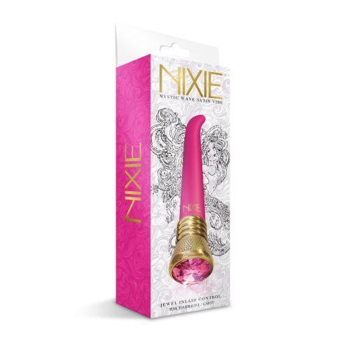 Nixie Mystic Wave Satin G-spot Vibe - Pink Tourmaline