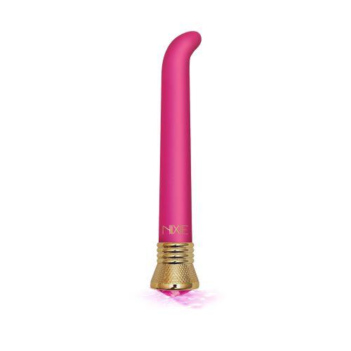 Nixie Mystic Wave Satin G-spot Vibe - Pink Tourmaline