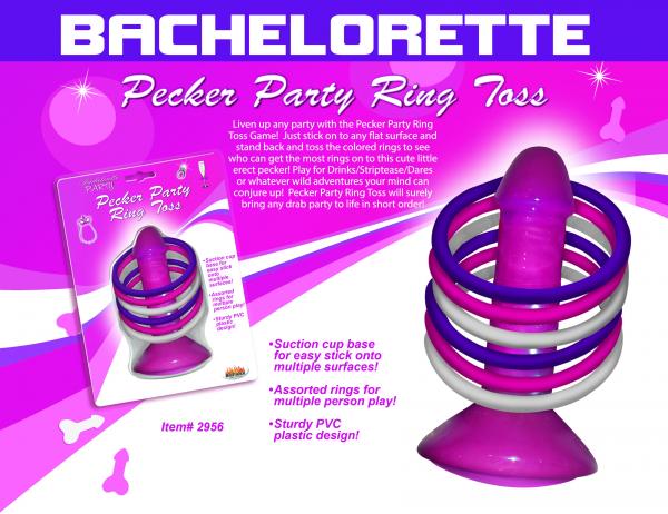 Pink Pecker Party Ring Toss Game