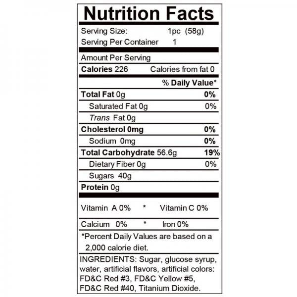 Sweet Ass Gummy Butt Shaped Gummies 8 /per