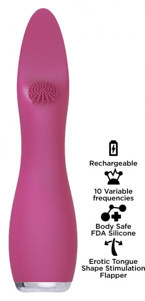 Stardust Lightspeed Flapper Tip Vibrator Magenta
