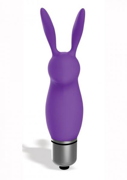 The 9's Silicone Bunny Bullet Purple