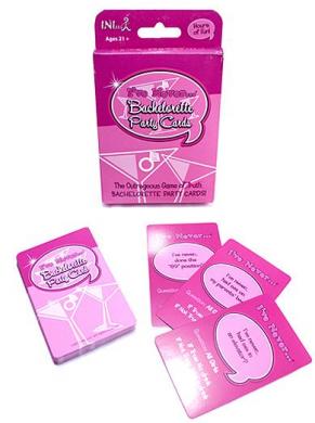 I've never bachelorette party cards