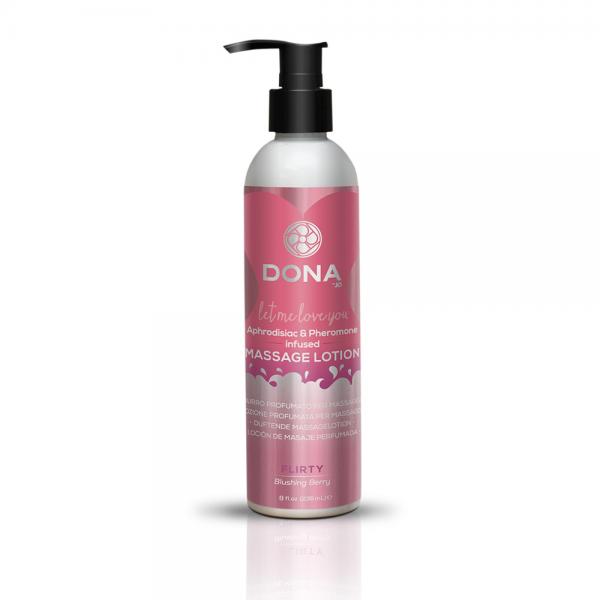 Dona Massage Lotion Flirty Aroma: Blushing Berry 8oz