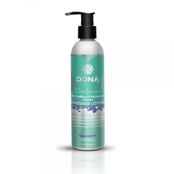 Dona Massage Lotion Naughty Aroma: Sinful Spring 8oz