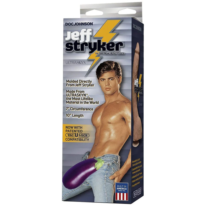 Jeff Stryker 10 Inch UltraSKYN Dildo - Beige