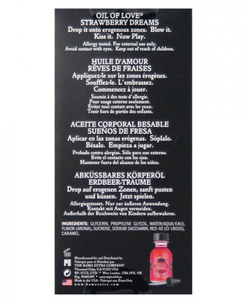 Kama Sutra Oil Of Love Strawberry Dreams .75oz