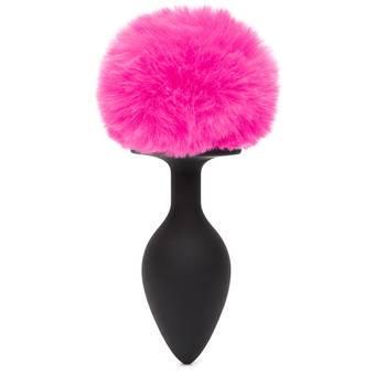 Happy Rabbit Non-vibrating Butt Plug Large Black/pink