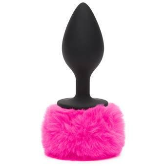 Happy Rabbit Non-vibrating Butt Plug Large Black/pink