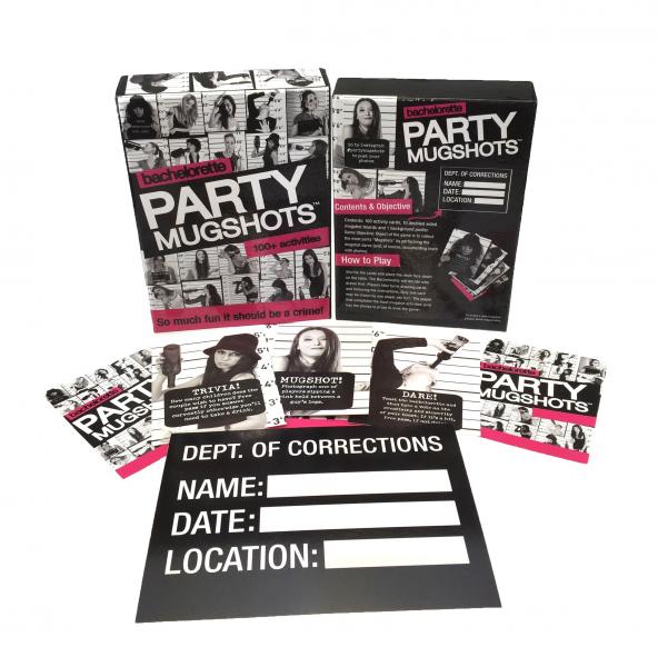 Bachelorette Party Mugshots Card Game