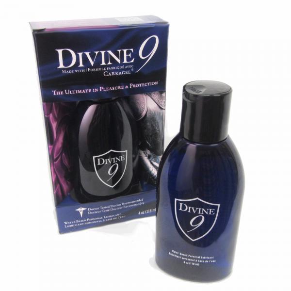 Divine 9 Waterbased Lubricant 4oz.