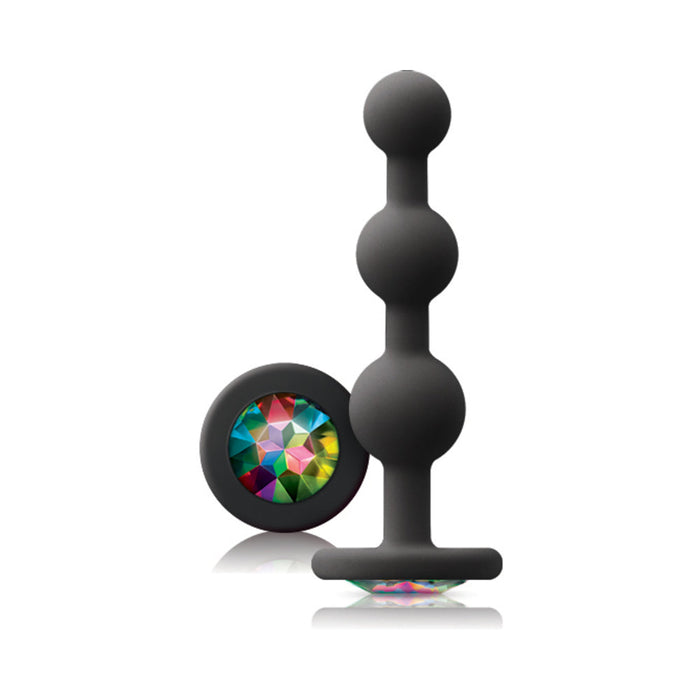 Glams Ripple Rainbow Gem Black