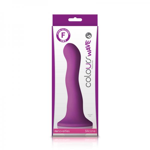 Colours - Wave - 6in Dildo - Purple