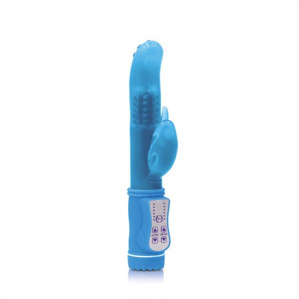 Firefly Jessica Rotating Rabbit Vibrator - Blue