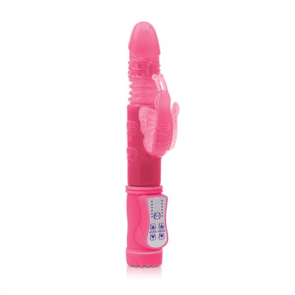 Firefly Lola Thrusting Rabbit Vibrator - Pink