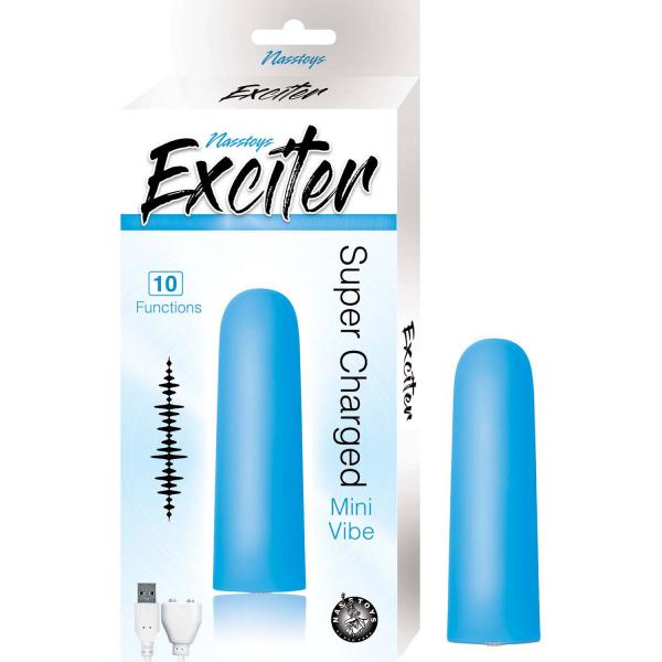 Exciter Mini Vibe Rechargeable Silicone Blue