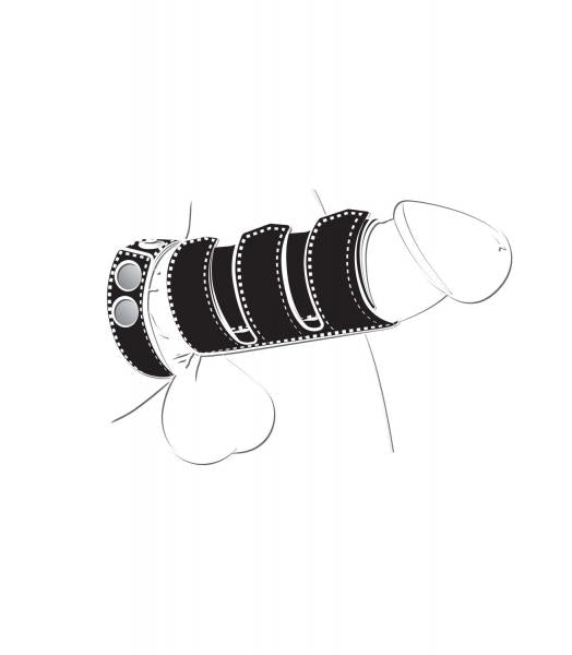 Ballgear Cock Strap With Sheath Black