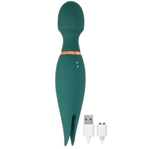 Mystique Vibe Massager Magic Wand Green