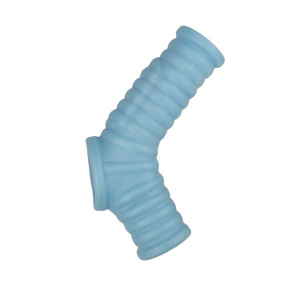 Vibrating Power Sleeve Ribbed Fit Blu