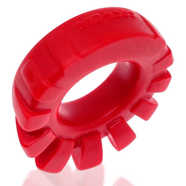 Oxballs Cock-lug Lugged Cockring Silicone Red