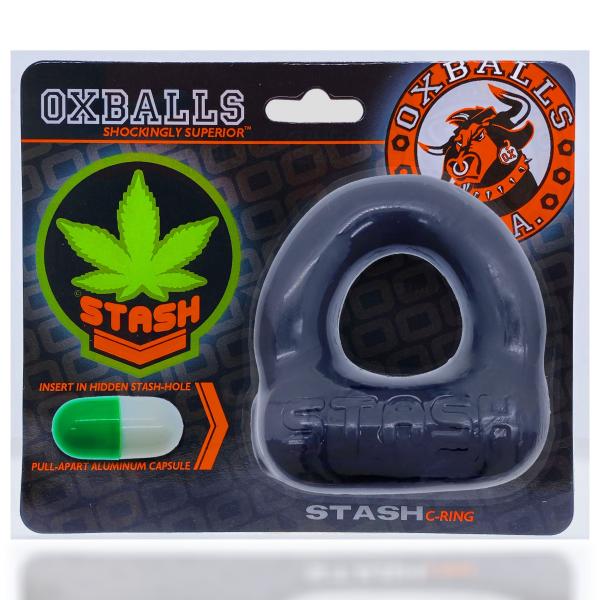 Oxballs Stash Cockring With Aluminum Capsule Insert
