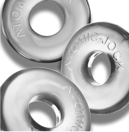 Oxballs Ringer Max 3 Pack Cockrings - Clear