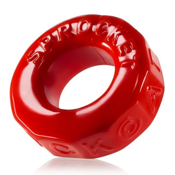 Atomic Jock Sprocket Cock Ring  Red