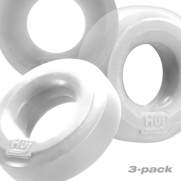 Huj3 3pk C-ring White Ice