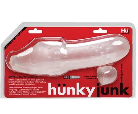 Hunkyjunk Swell Adjust Fit Cock Sheath Ice