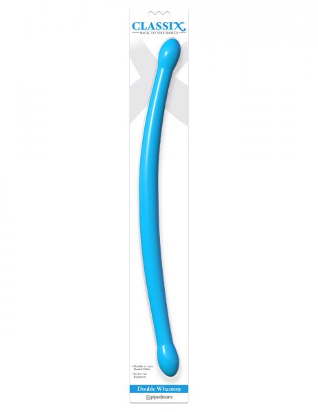 Classix Double Whammy Blue Dual Dildo
