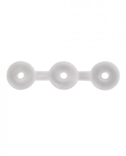 Perfect Fit Triple Donut Ring - Clear