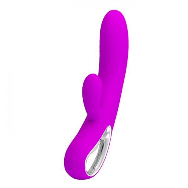Pretty Love Conrad Rabbit Vibrator with Handle 12 Functions Fuchsia