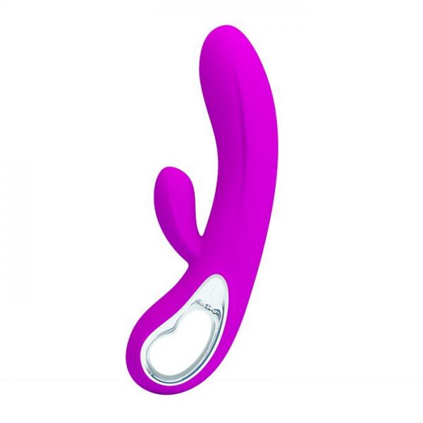 Pretty Love Conrad Rabbit Vibrator with Handle 12 Functions Fuchsia