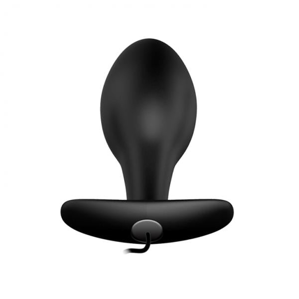 Pretty Love Vibrating Bulb Shaped Butt Plug Black