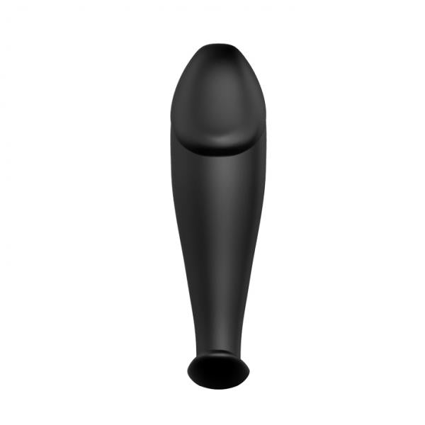 Pretty Love Vibrating Penis Shaped Butt Plug Black