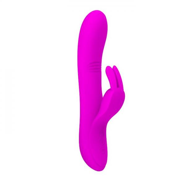 Pretty Love Dylan Bunny Ears Come Hither Rabbit Vibrator Purple
