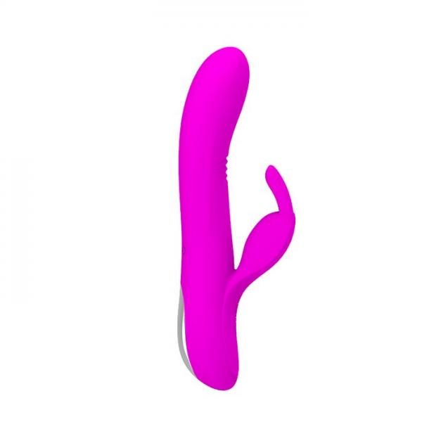 Pretty Love Dylan Bunny Ears Come Hither Rabbit Vibrator Purple